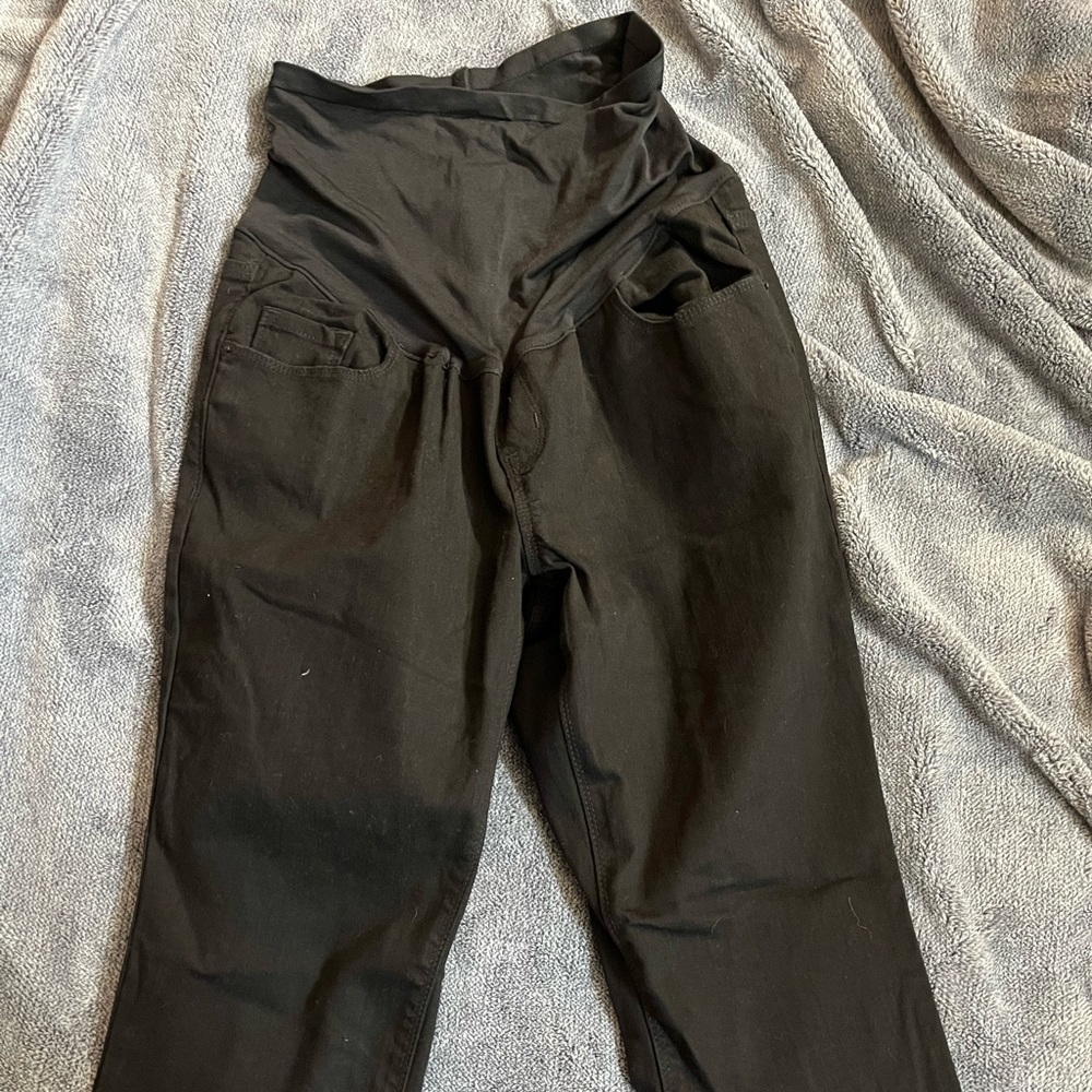Maternity, black jeans